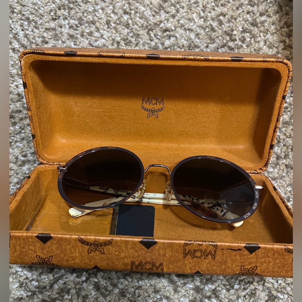 MCM round frame sunglasses (brand new)